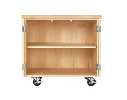 Diversified Woodcrafts Enclosed Mobile Demonstration Cabinet - 36"W x 24"D (Diversified Woodcrafts DIV-EMDC-2436M)