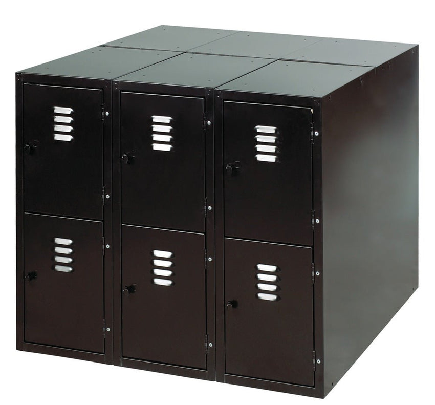 Diversified Woodcrafts 6 Vertical Metal Locker Base - 36"W x 21"D (Diversified Woodcrafts DIV-LB-6) - SchoolOutlet