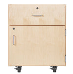 Diversified Woodcrafts Mobile Storage M-Series Cabinet 1 Door/Drawer (30