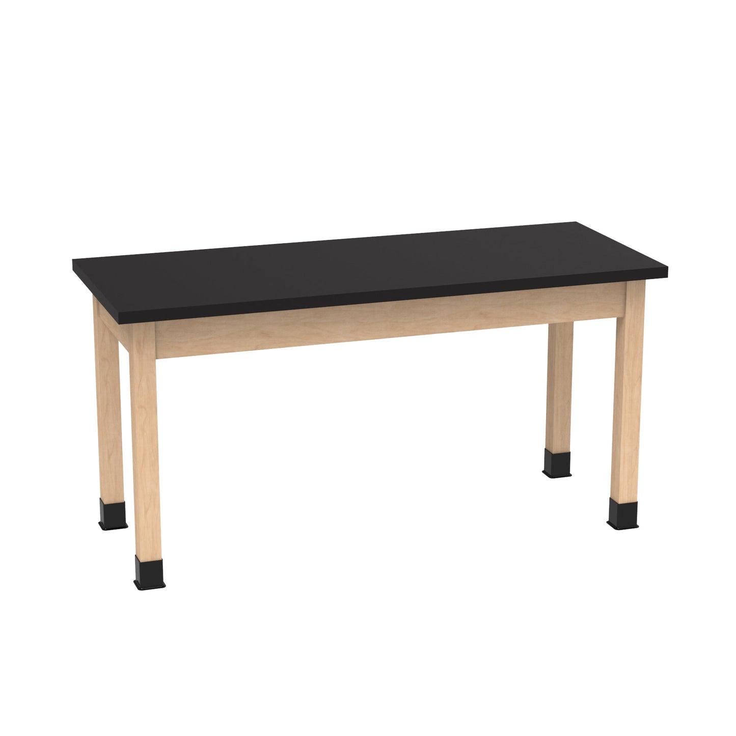 Diversified Woodcrafts Science Table - Plain Apron - 48" W x 21" D - Solid Wood Frame and Adjustable Glides - SchoolOutlet