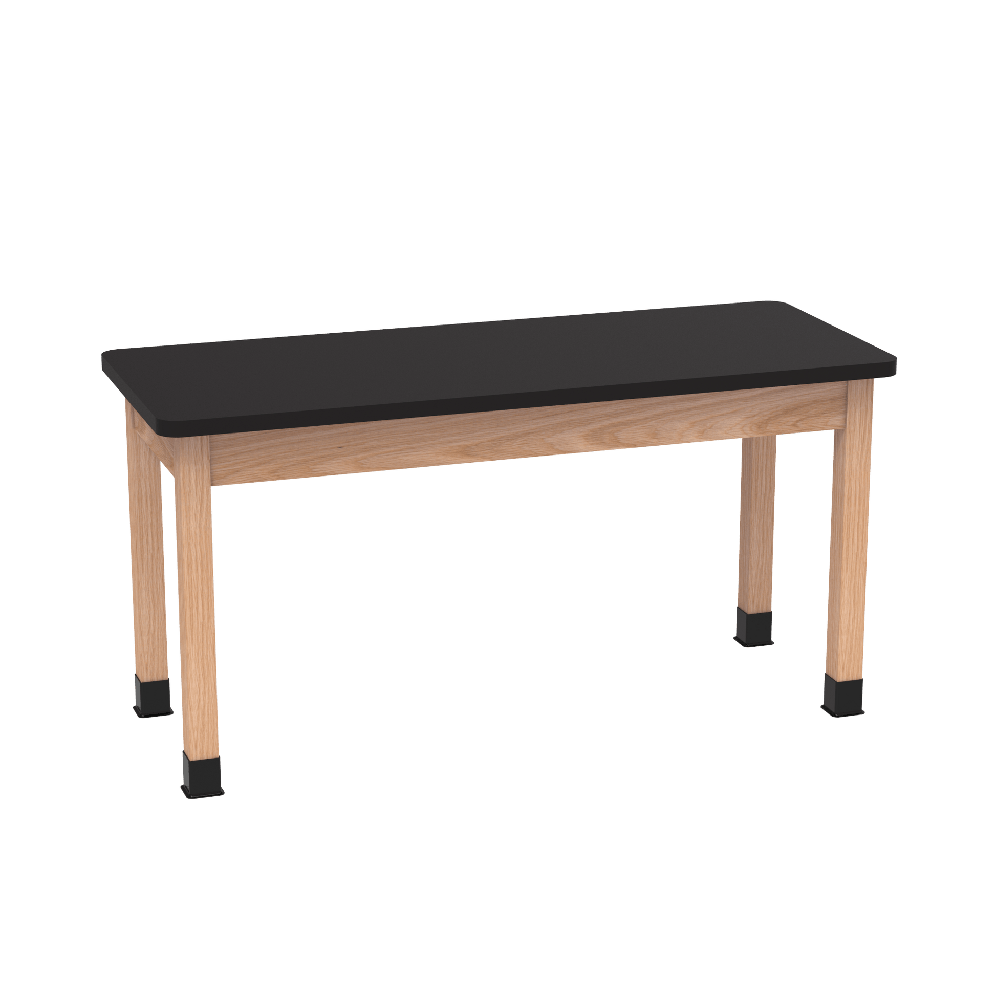 Diversified Woodcrafts Science Table - Plain Apron - 54" W x 24" D - Solid Wood Frame and Adjustable Glides - SchoolOutlet