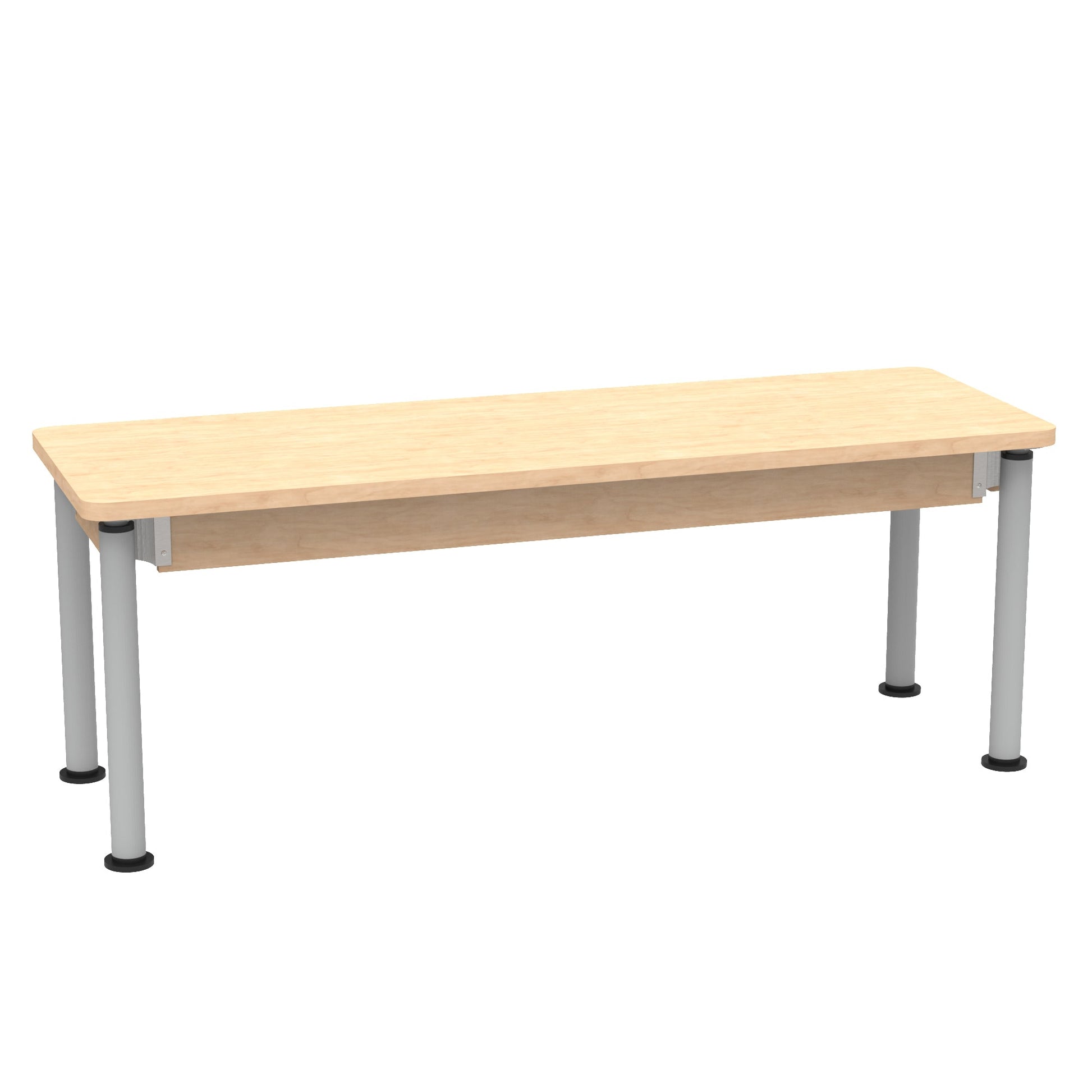 Diversified Woodcrafts Adjustable-Height Table - 72" W x 24" D - SchoolOutlet