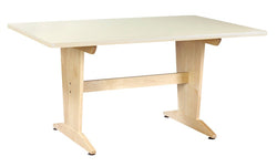 Diversified Woodcrafts Art/Planning Table - Almond Plastic Laminate Top - 60"W x 42"D x 30"H (Diversified Woodcrafts DIV-PT-62P)