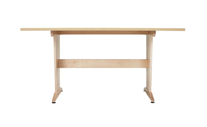 Diversified Woodcrafts Extra Large Pedestal Table - 72"W x 48"D x 36"H (Diversified Woodcrafts DIV-PT-7248PNB) - SchoolOutlet