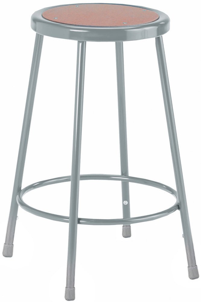 Diversified Woodcrafts Hardboard Seat Steel Stool - 24"H (Diversified Woodcrafts DIV-S-24) - SchoolOutlet