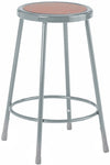 Diversified Woodcrafts Hardboard Seat Steel Stool - 24