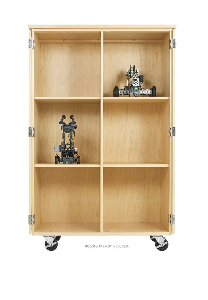 Diversified Woodcrafts VEX Robotics Mobile Storage Cabinet - 44"W x 24"D (Diversified Woodcrafts DIV-VXM-4424M) - SchoolOutlet