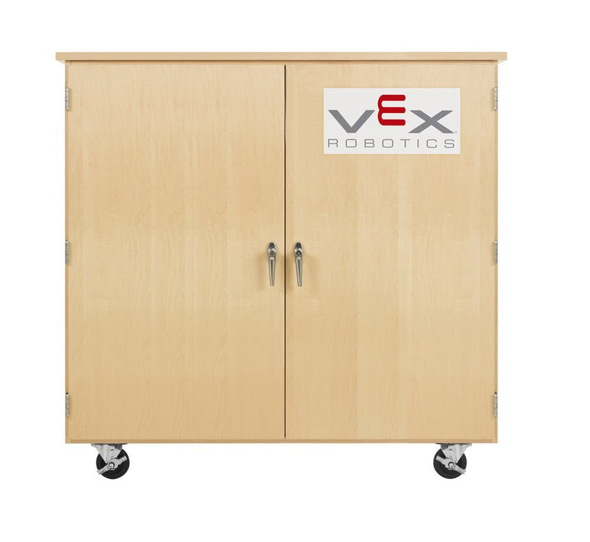 Diversified Woodcrafts VEX Robotics Tote Storage Cabinet - 50"W x 24"D (Diversified Woodcrafts DIV-VXT-5024M) - SchoolOutlet