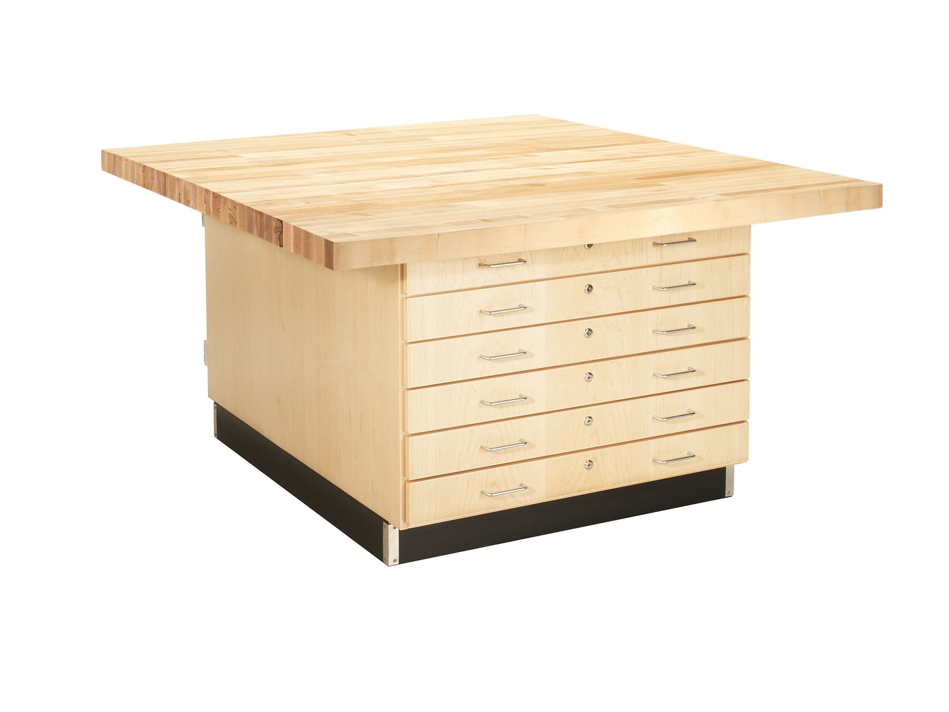 Diversified Woodcrafts Wood Workbench WW33 School Makerspace Table