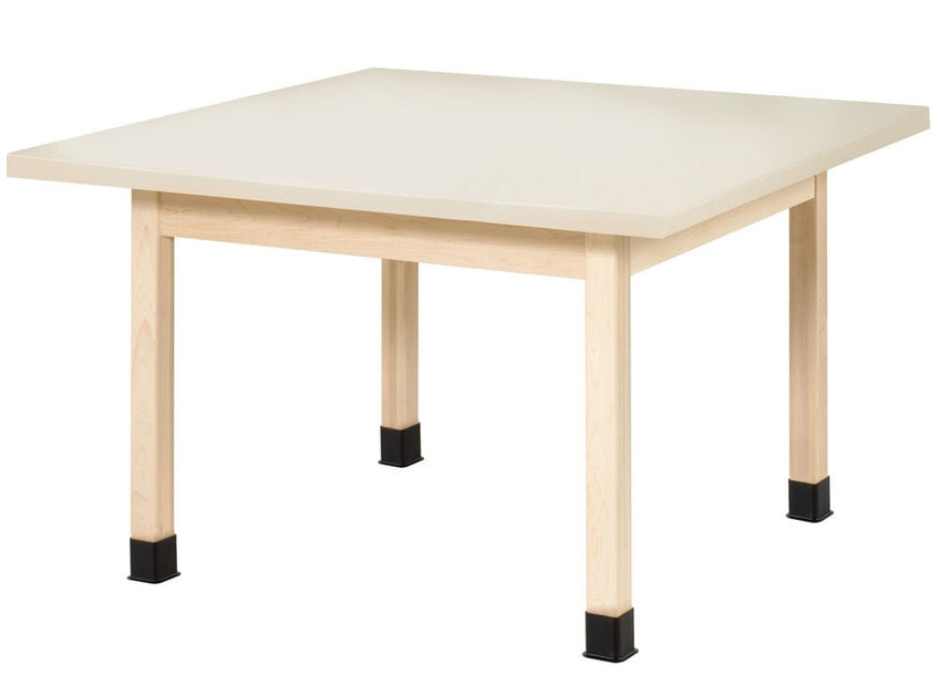 Diversified Woodcrafts Four-Station Craft Table - 48"W X 48"D (Diversified Woodcrafts DIV-WX4-P) - SchoolOutlet