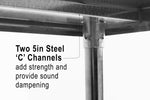 Diversified Woodcrafts Culinary Stainless Steel Table - 72
