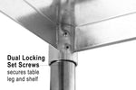 Diversified Woodcrafts Culinary Stainless Steel Table - 72