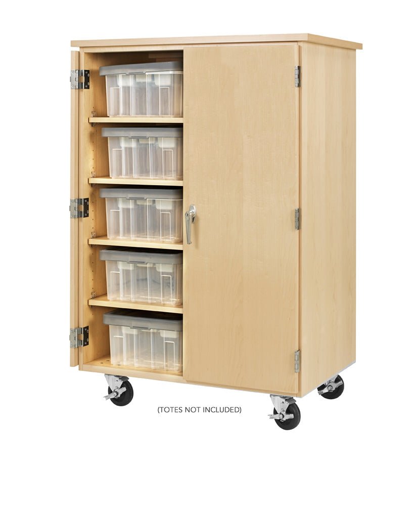 Diversified Woodcrafts Robotics Tote Storage Cabinet - 36"W x 24"D (Diversified Woodcrafts DIV-XT-3624M) - SchoolOutlet