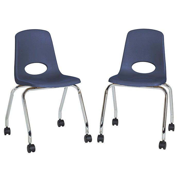 FDP Mobile Chair with Casters - 18" Seat Height (FDP-10372) - SchoolOutlet