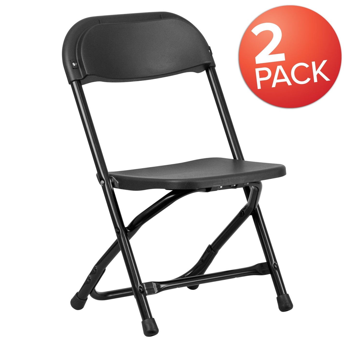 Timmy 2 Pack Kids Plastic Folding Chair - (Flash 2-Y-KID) - SchoolOutlet