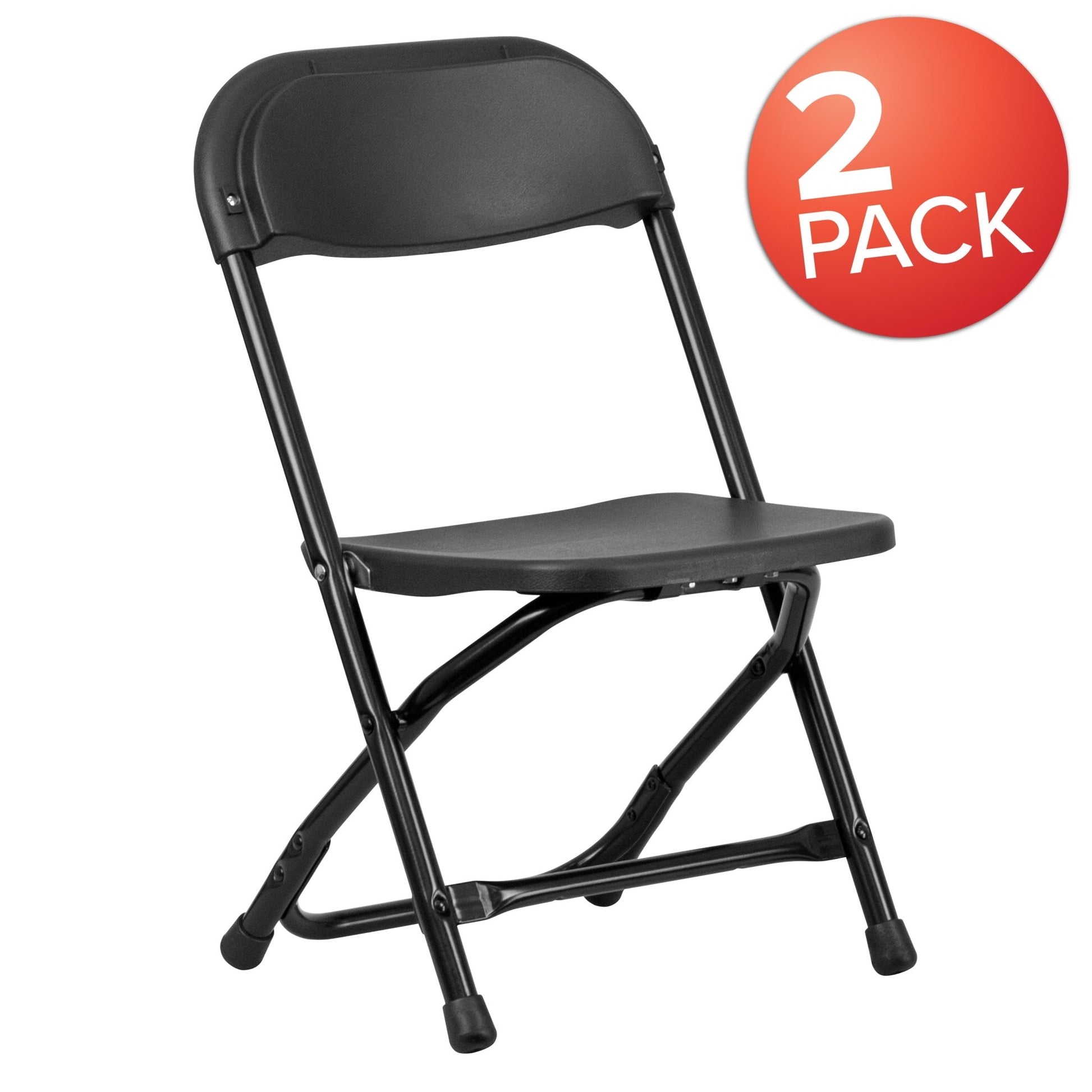 Timmy 2 Pack Kids Plastic Folding Chair - (Flash 2-Y-KID) - SchoolOutlet
