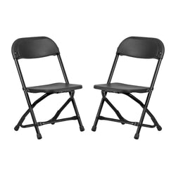 Timmy 2 Pack Kids Plastic Folding Chair - (Flash 2-Y-KID)