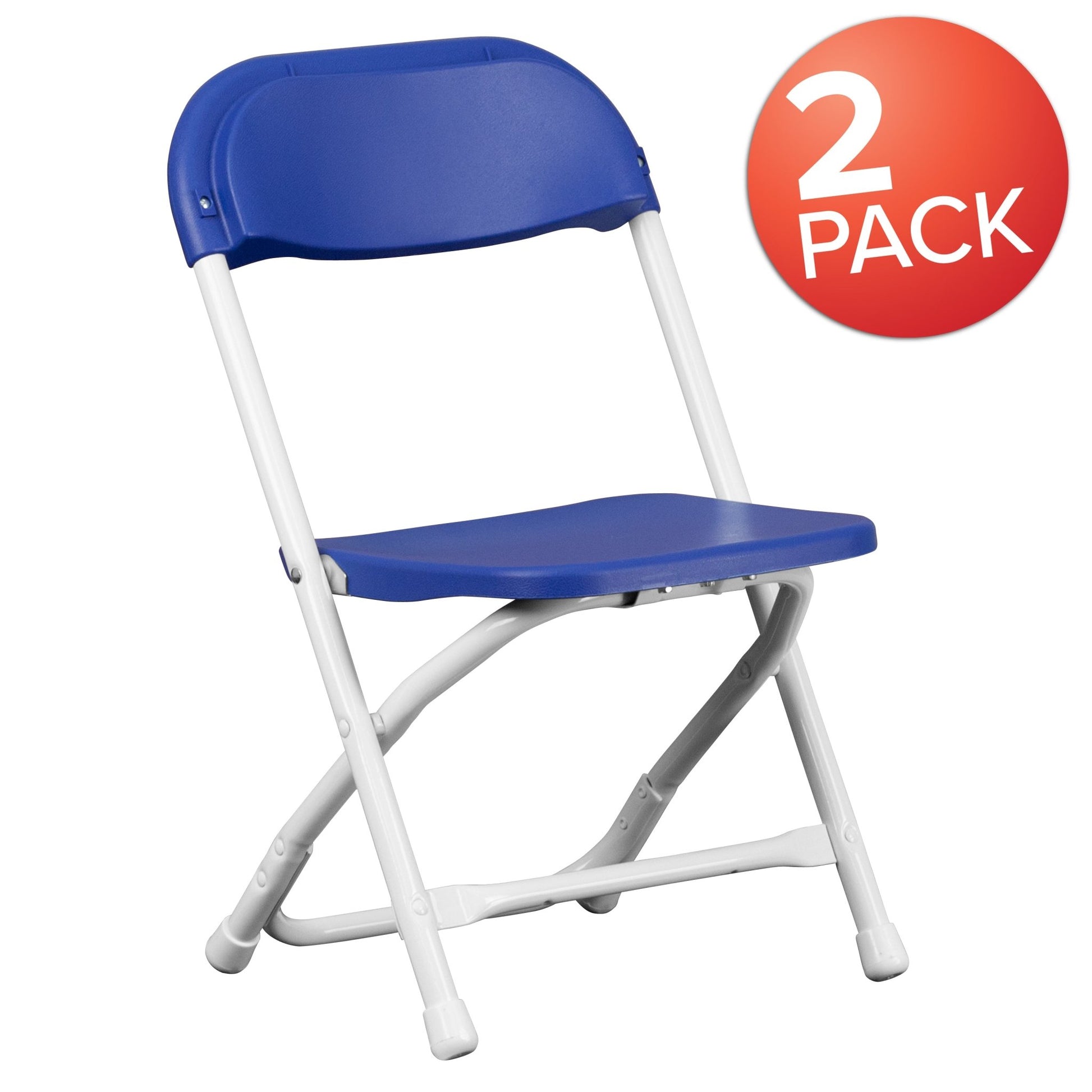 Timmy 2 Pack Kids Plastic Folding Chair - (Flash 2-Y-KID) - SchoolOutlet