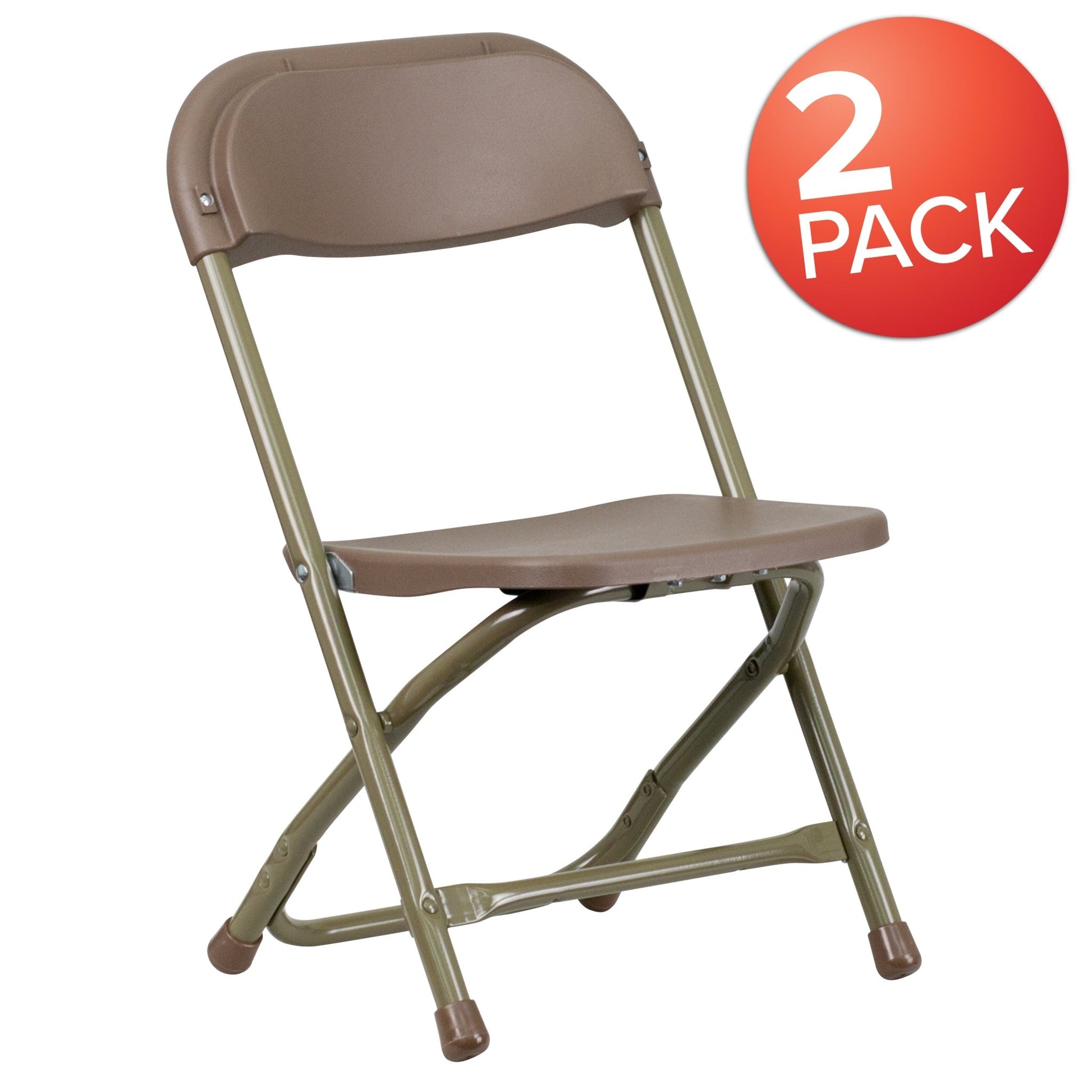 Timmy 2 Pack Kids Plastic Folding Chair - (Flash 2-Y-KID) - SchoolOutlet