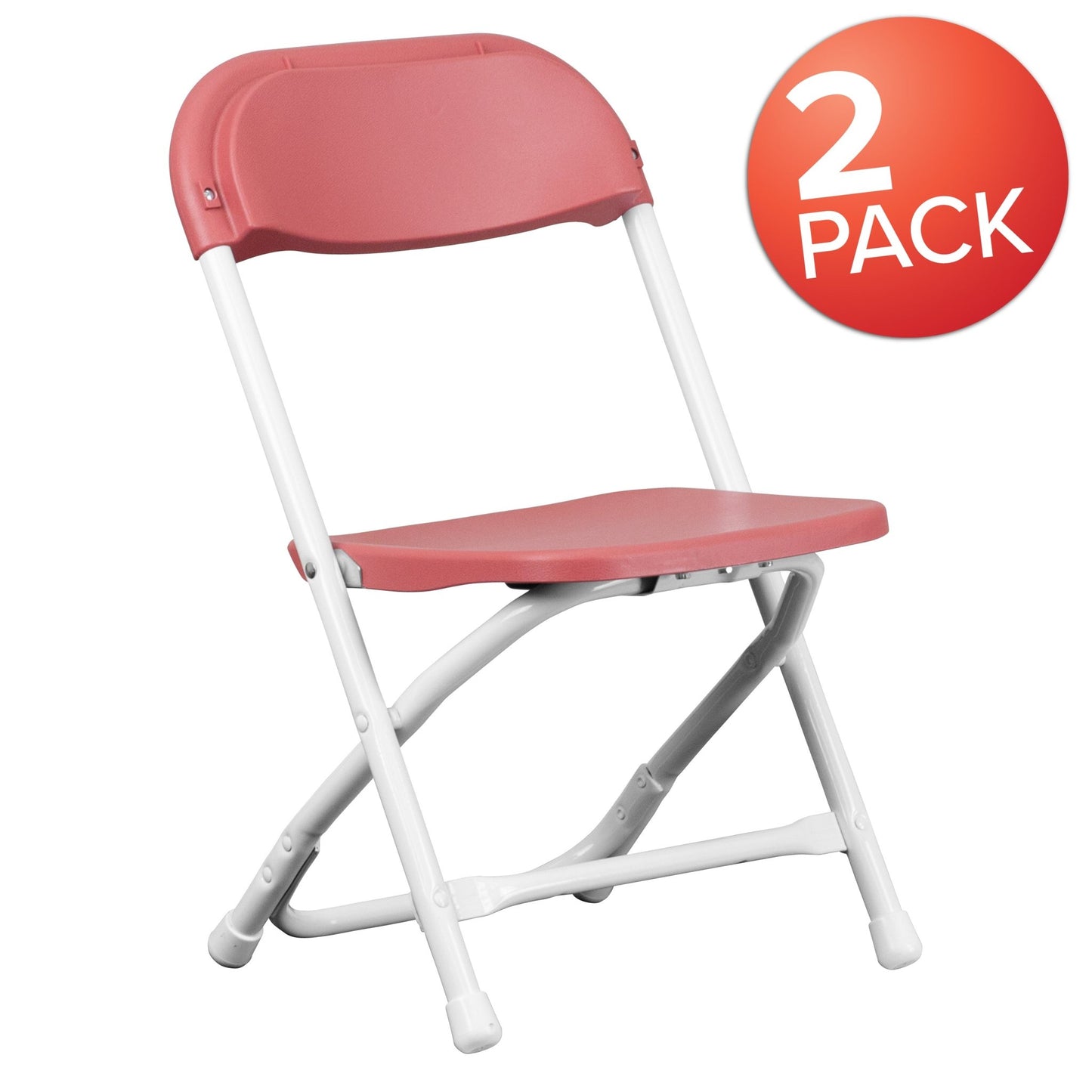 Timmy 2 Pack Kids Plastic Folding Chair - (Flash 2-Y-KID) - SchoolOutlet