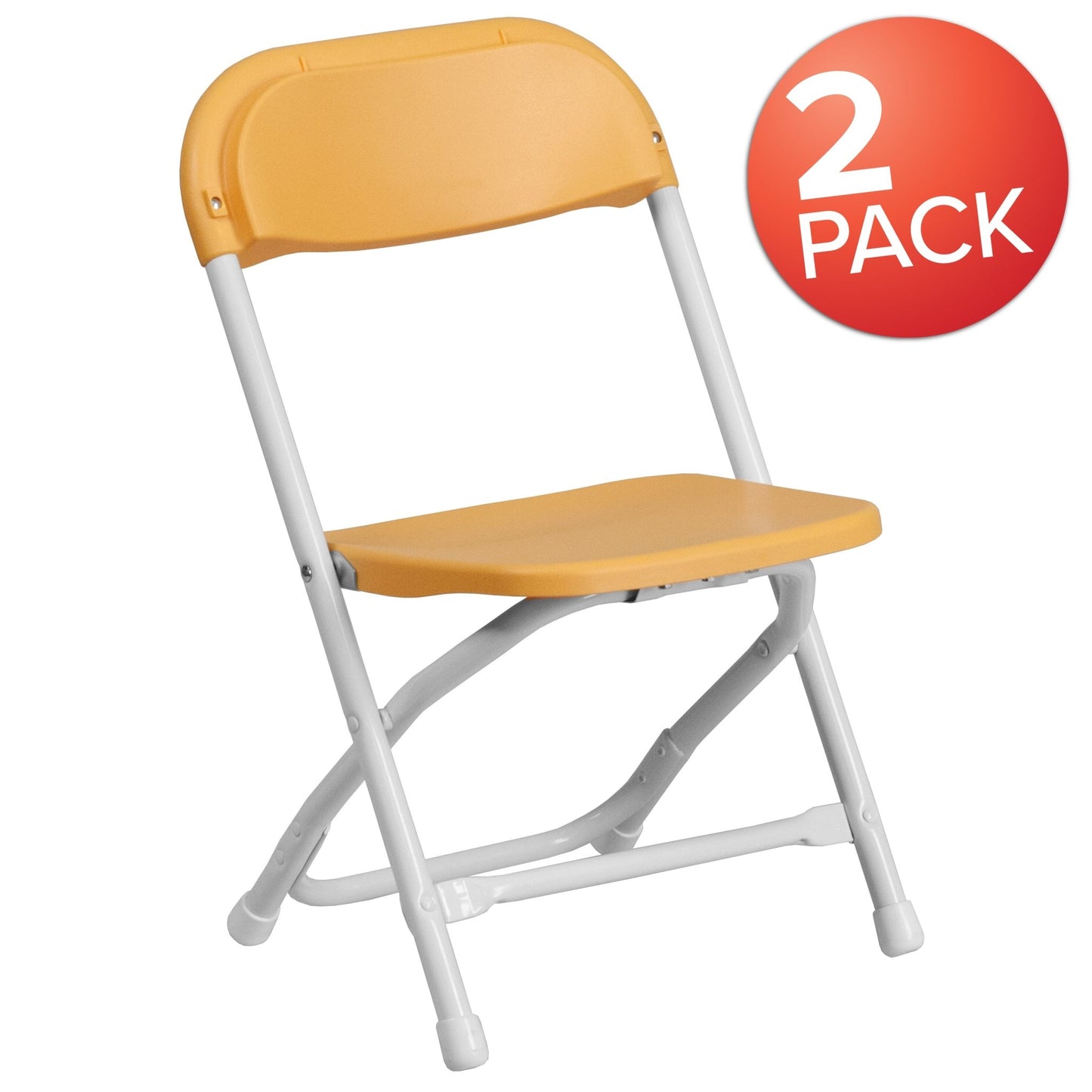 Timmy 2 Pack Kids Plastic Folding Chair - (Flash 2-Y-KID) - SchoolOutlet
