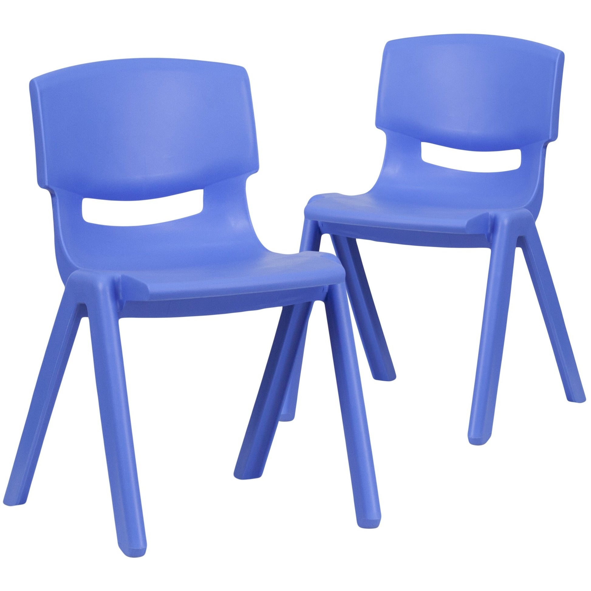 Whitney 2 Pack Plastic Stackable School Chair with 13.25" Seat Height - SchoolOutlet