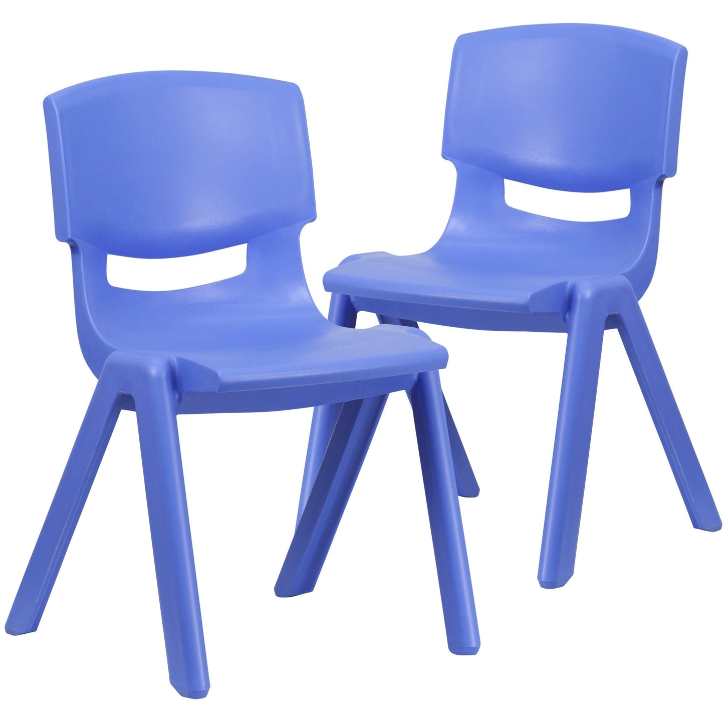 Whitney 2 Pack Plastic Stackable School Chair with 15.5" Seat Height - SchoolOutlet