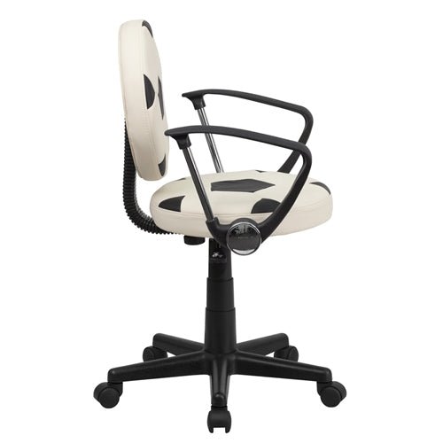 Flash Furniture Soccer Task Chair with Arms(FLA-BT-6177-SOC-A-GG) - SchoolOutlet