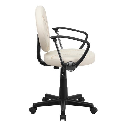 Flash Furniture Baseball Task Chair with Arms(FLA-BT-6179-BASE-A-GG) - SchoolOutlet