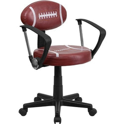 Flash Furniture Football Task Chair with Arms(FLA-BT-6181-FOOT-A-GG)