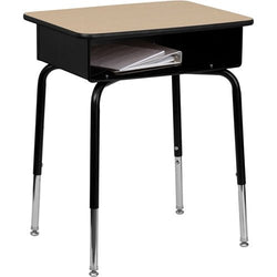 Flash Furniture Student Desk with Open Front Metal Book Box(FLA-FD-DESK-GG)