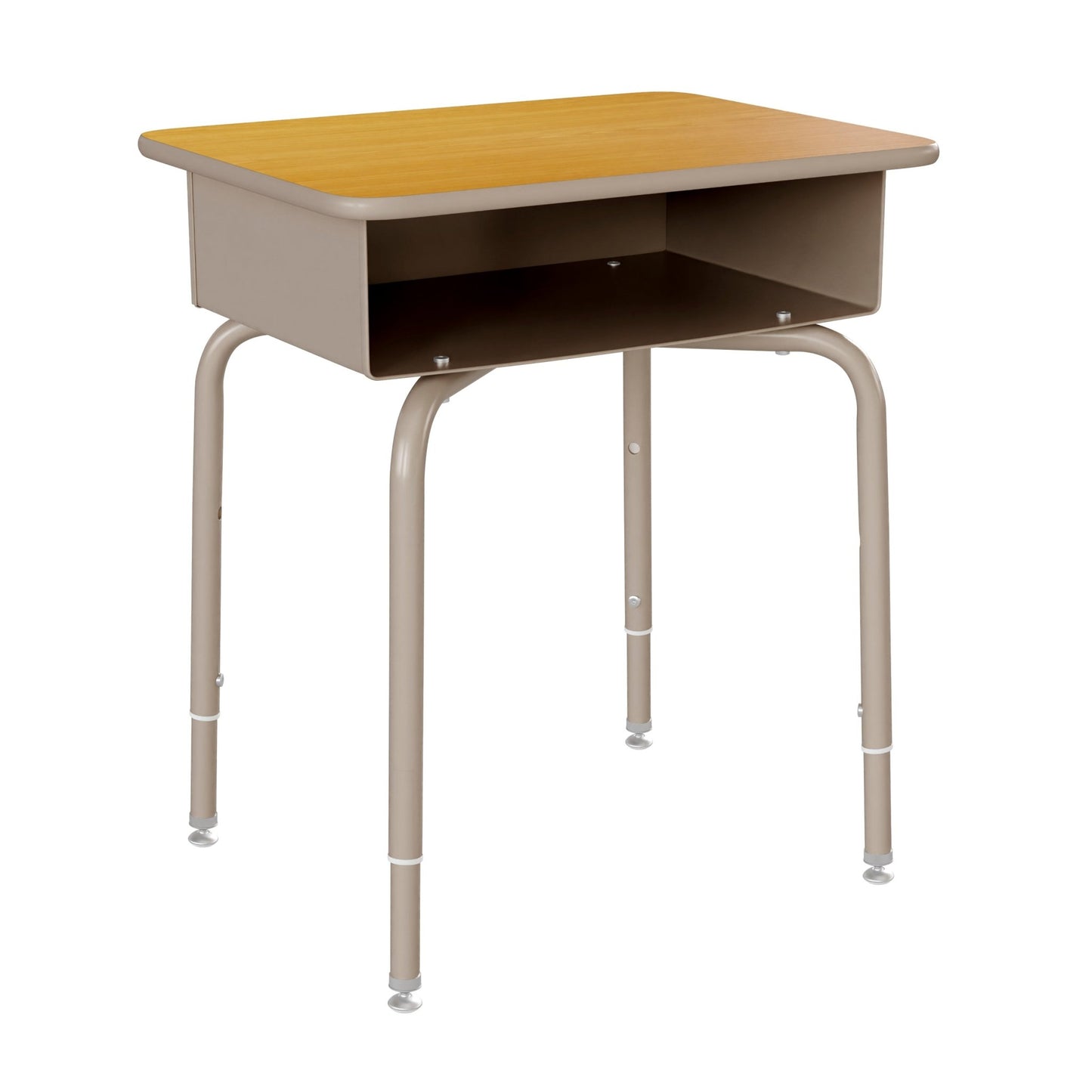 Billie Student Desk with Open Front Metal Book Box - SchoolOutlet