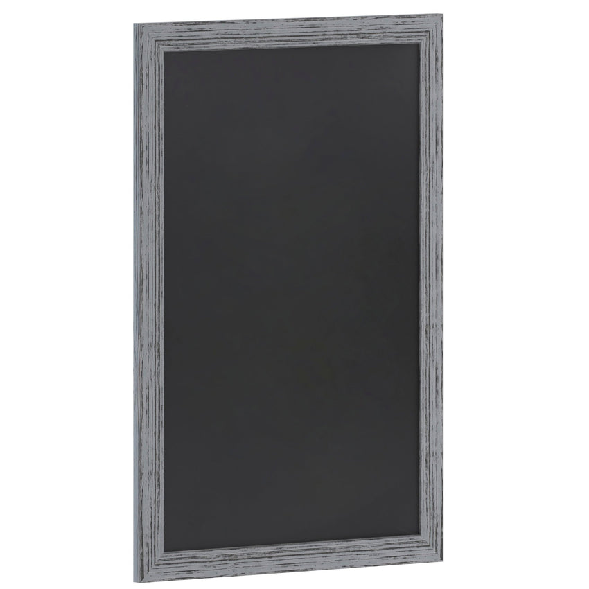 Canterbury 24" x 36" Wall Mount Magnetic Chalkboard Sign with Eraser, Hanging Wall Chalkboard Memo Board for Home, School, or Business - SchoolOutlet