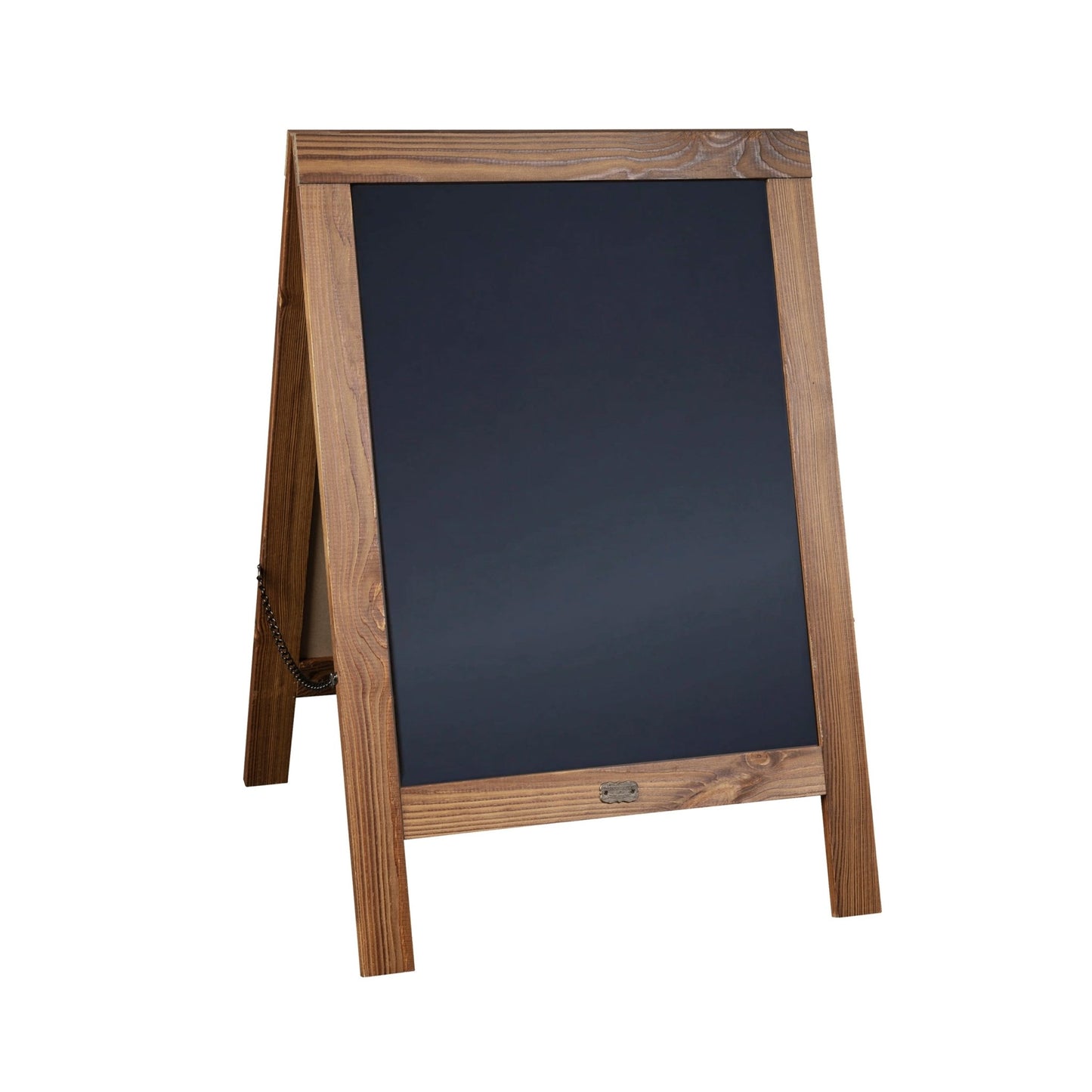 Canterbury 30" x 20" Vintage Wooden A-Frame Magnetic Indoor/Outdoor Chalkboard Sign, Freestanding Double Sided Extra Large Message Board - SchoolOutlet
