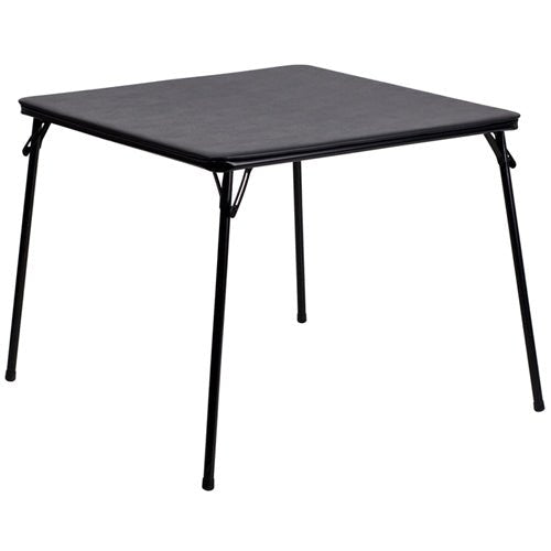 Flash Furniture Black Folding Card Table(FLA-JB-2-GG) - SchoolOutlet