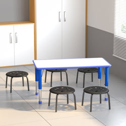 Bentley Plastic Nesting Stack Stools, 11.5"Height, (5 Pack)