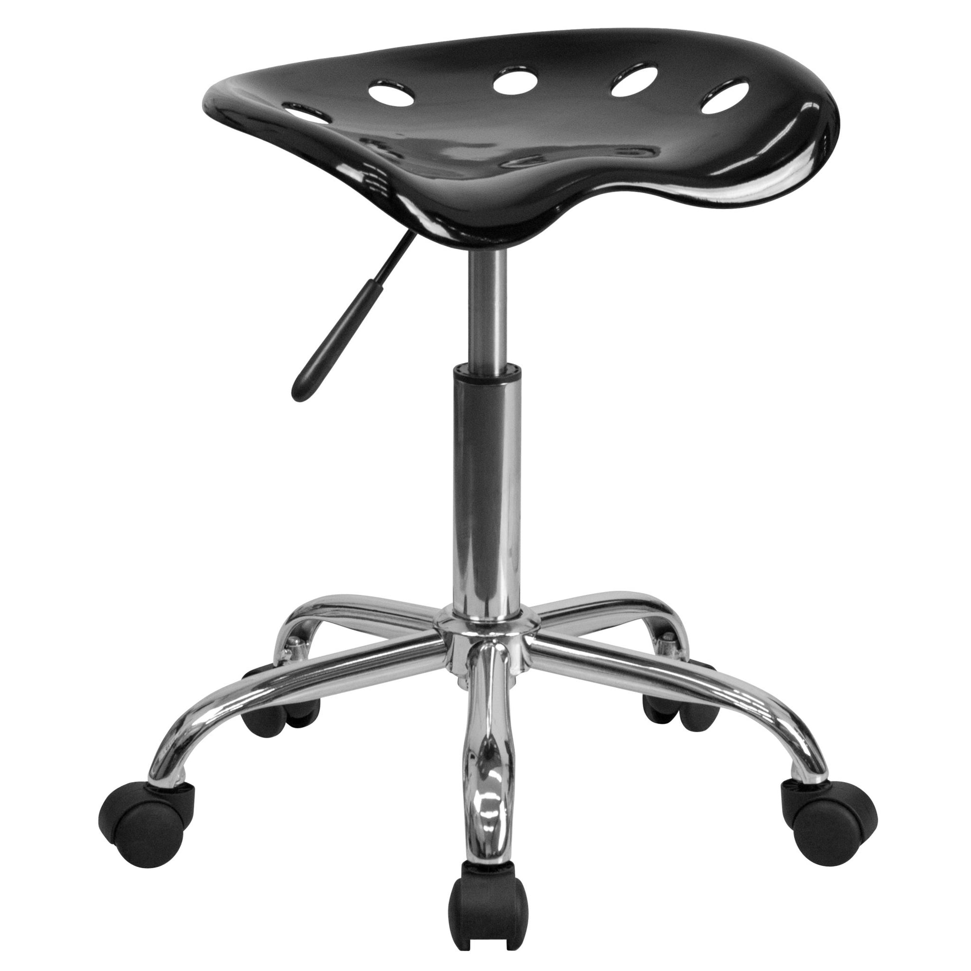 Taylor Vibrant Apple Tractor Seat and Chrome Stool - SchoolOutlet