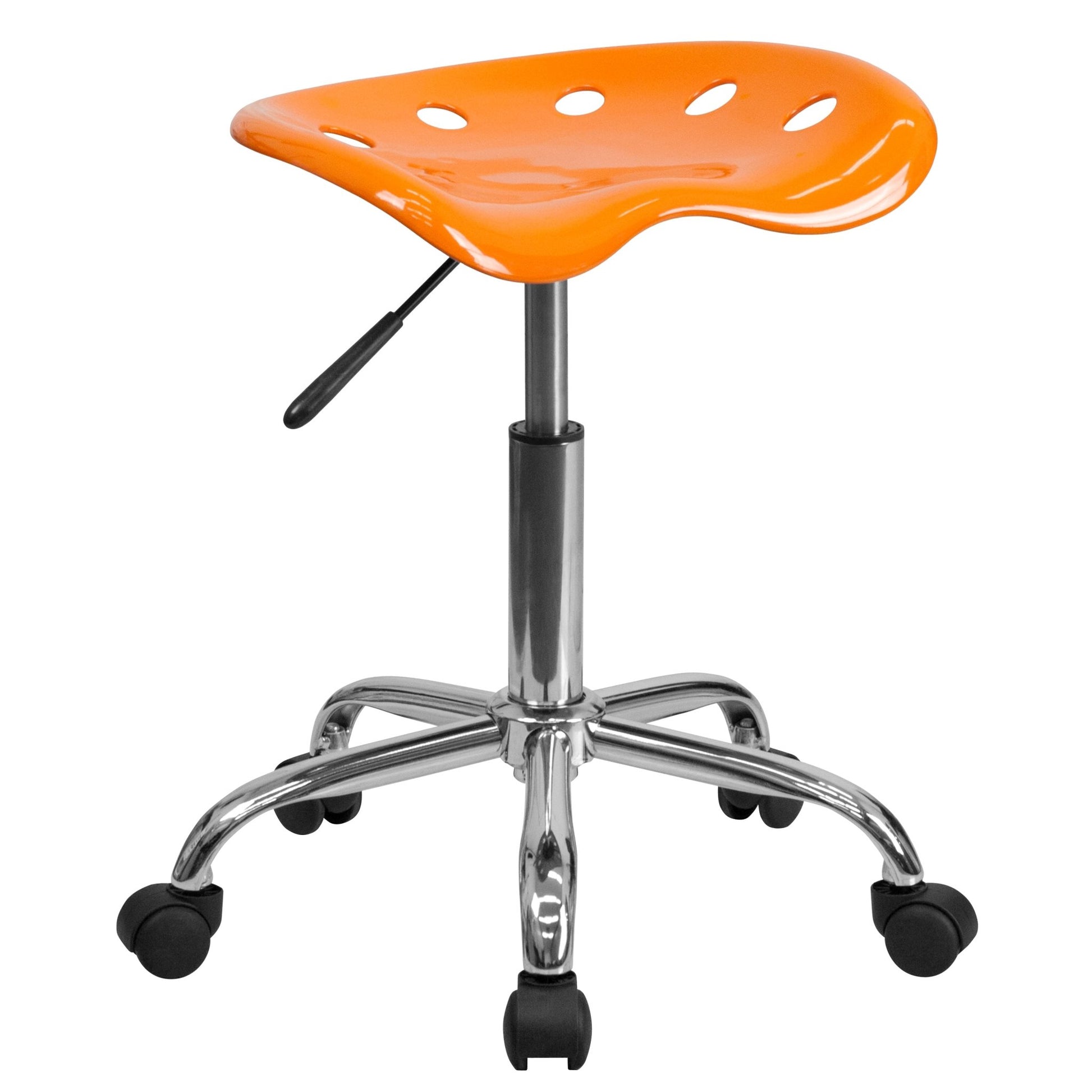 Taylor Vibrant Apple Tractor Seat and Chrome Stool - SchoolOutlet