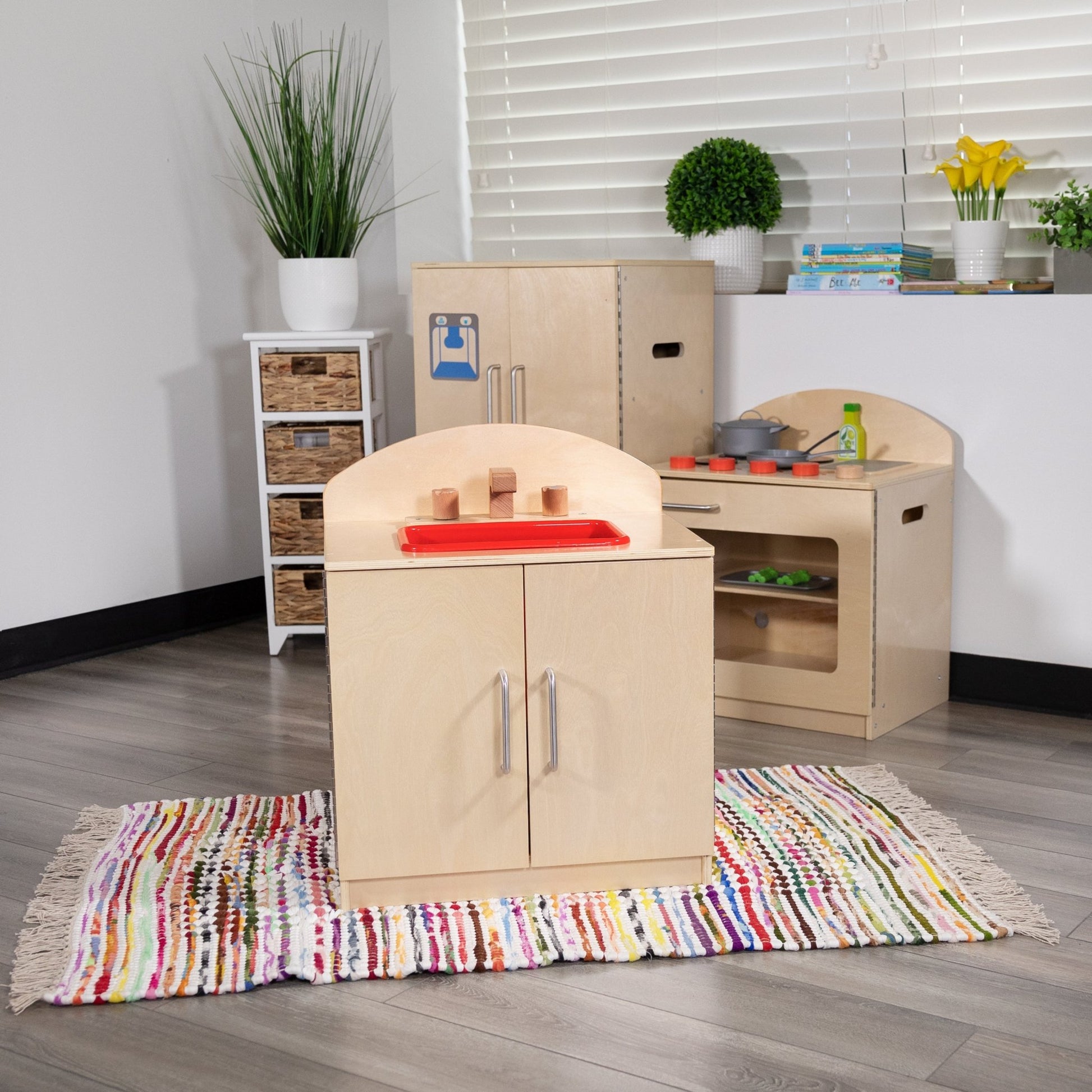 Hercules Children's Wooden Kitchen Sink for Commercial or Home Use - Safe, Kid Friendly Design - SchoolOutlet