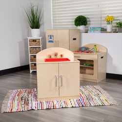 Hercules Children's Wooden Kitchen Sink for Commercial or Home Use - Safe, Kid Friendly Design
