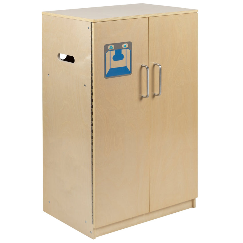 Hercules Children's Wooden Kitchen Refrigerator for Commercial or Home Use - Safe, Kid Friendly Design - SchoolOutlet