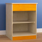 Bright Beginnings Commercial Grade Wooden Kid's Two Shelf Kitchen Cabinet - SchoolOutlet