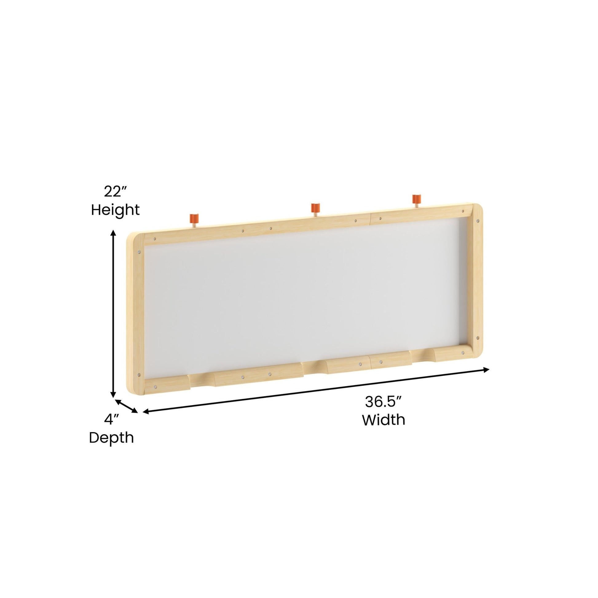 Bright Beginnings Commercial Grade Wooden Three Panel STEAM Wall System - SchoolOutlet
