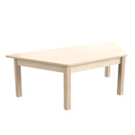 Bright Beginnings Commercial Grade Wooden Trapezoid Preschool Classroom Activity Table, (20.75
