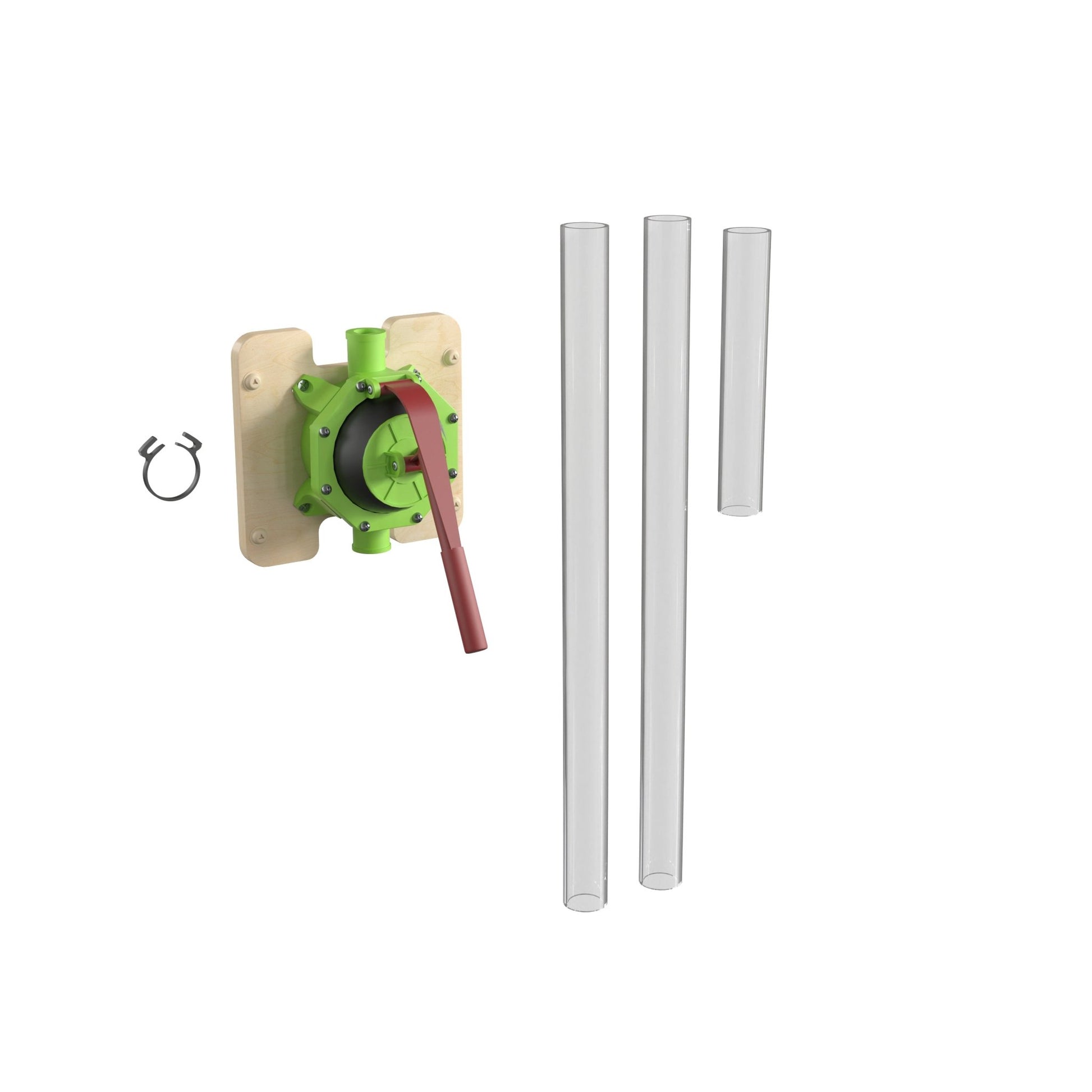Bright Beginnings Commercial Grade 10 Piece Modular STEAM Wall STEAM Accessories- Pipe Builder Hand Pump & Accessories - SchoolOutlet