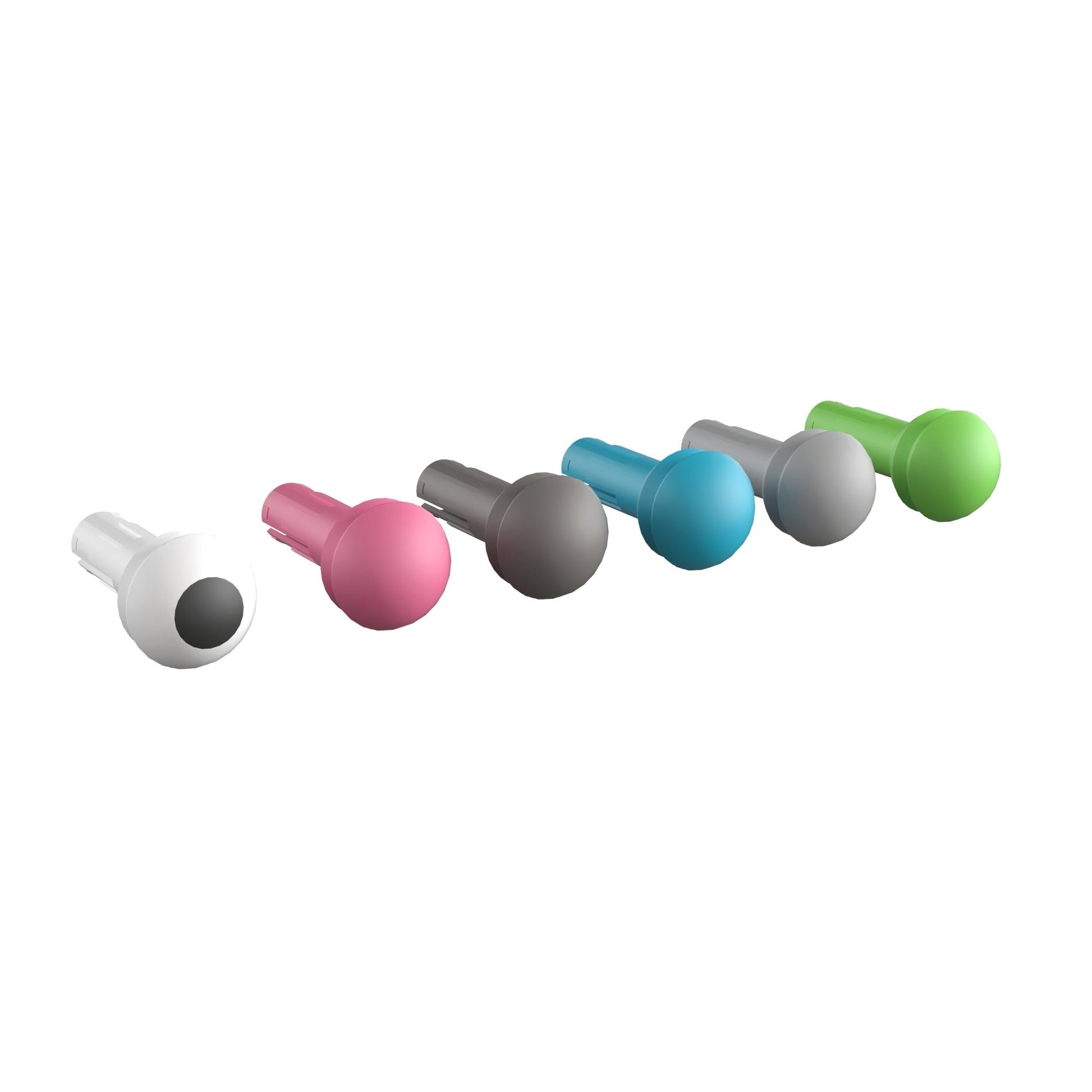 Bright Beginnings Commercial Grade 512 Piece Peg Accessory Pack for Modular STEAM Walls - Pastel - SchoolOutlet