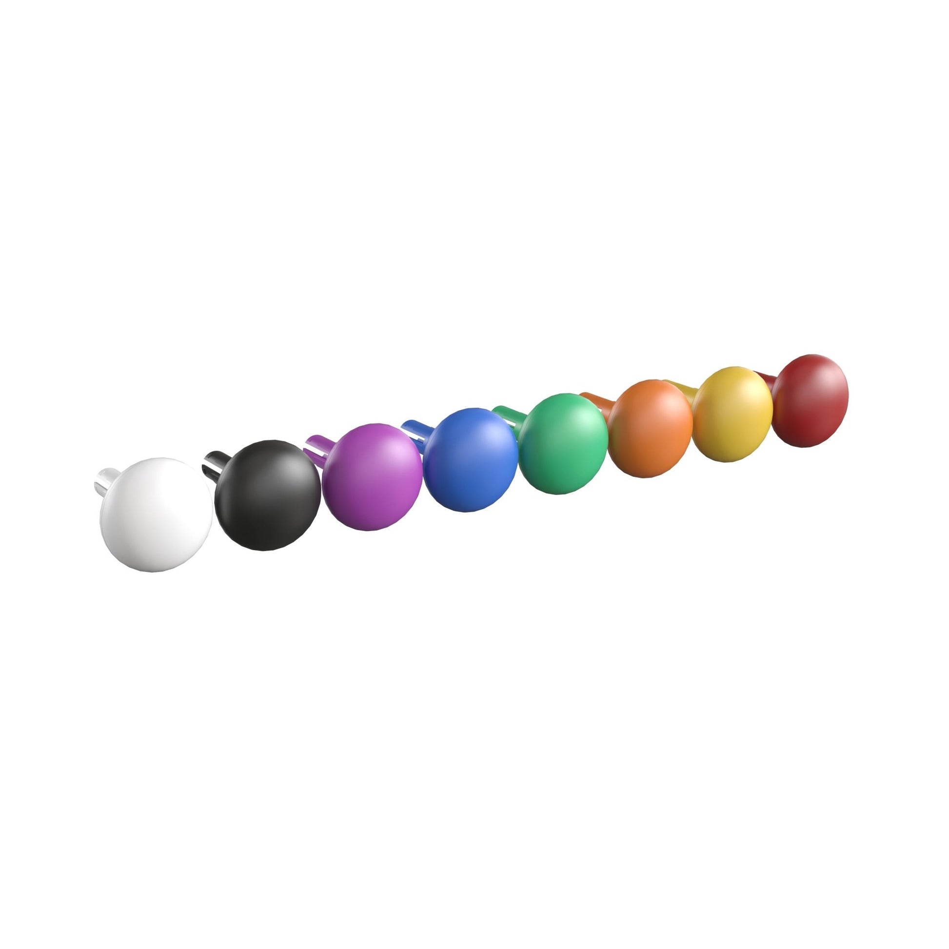 Bright Beginnings Commercial Grade 64 Piece Jumbo Peg Accessory Pack for Modular STEAM Walls - Multicolor - SchoolOutlet