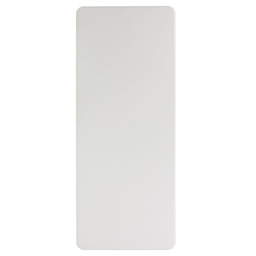 Flash Furniture 30''W x 72''L Granite White Plastic Folding Table(FLA-RB-3072-GG) - SchoolOutlet