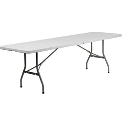 Flash Furniture 30''W x 96''L Plastic Bi-Folding Table(FLA-RB-3096FH-GG)