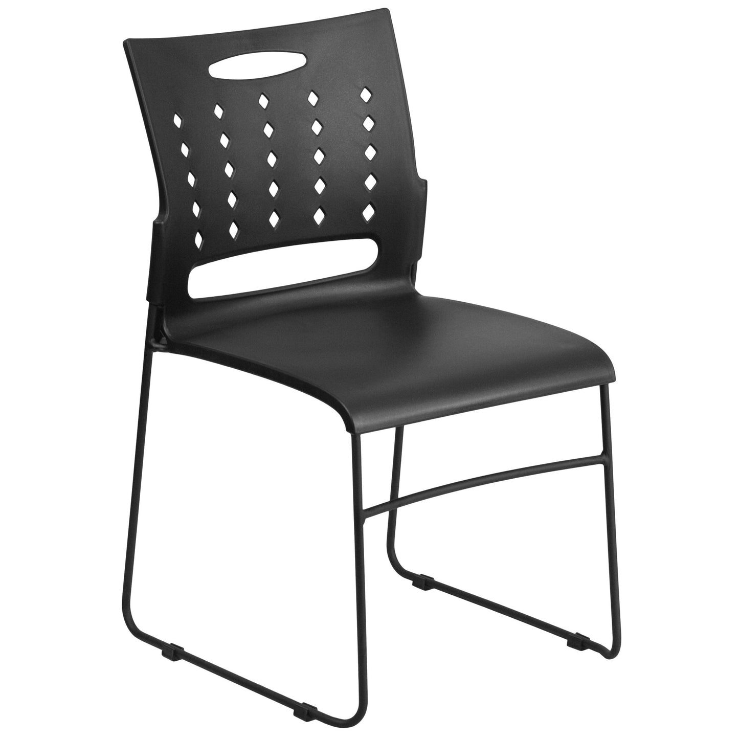 HERCULES Series 881 lb. Capacity Sled Base Stack Chair with Air-Vent Back - SchoolOutlet